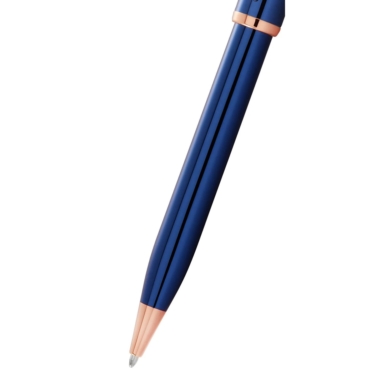 CROSS CENTURY II T/L BLUE LACQ & ROSE GOLD BP — view 6 | luxury writing pen | XYD PLUS