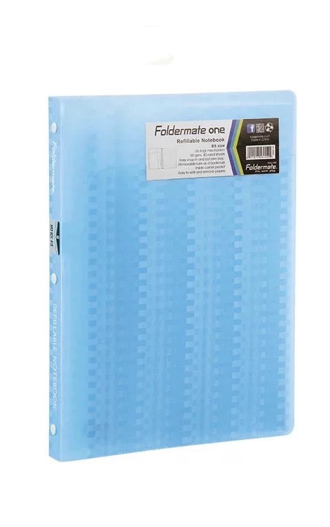 FoldermateOne B5 Loose-Leaf Notebook with Bookmark Ruler