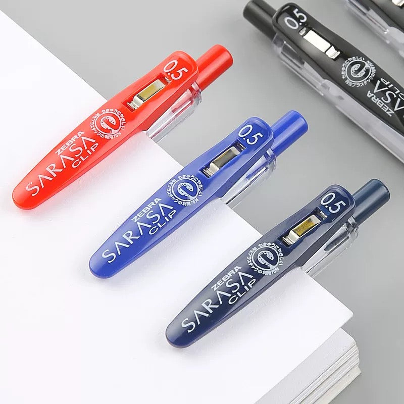 ZEBRA Sarasa Clip Retractable JJ15 Gel Pen - 0.4mm/0.5mm/0.7mm/1.0mm
