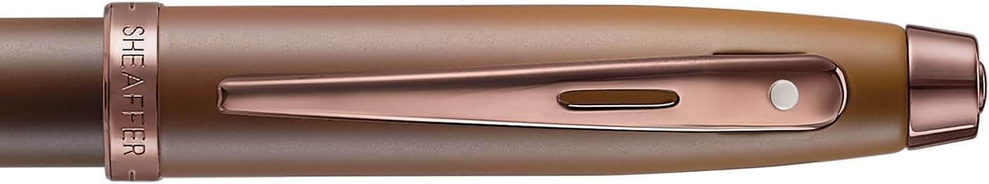 Sheaffer® 100 9374 Coffee Edition Matte Brown Rollerball Pen with Regal Brown PVD Trims