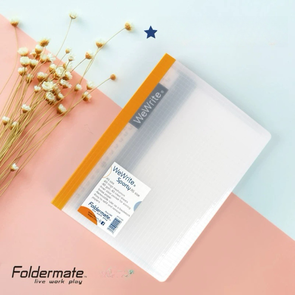 Foldermate WeWrite® Sporty Series A5 Loose-Leaf Notebook – 20 Rings