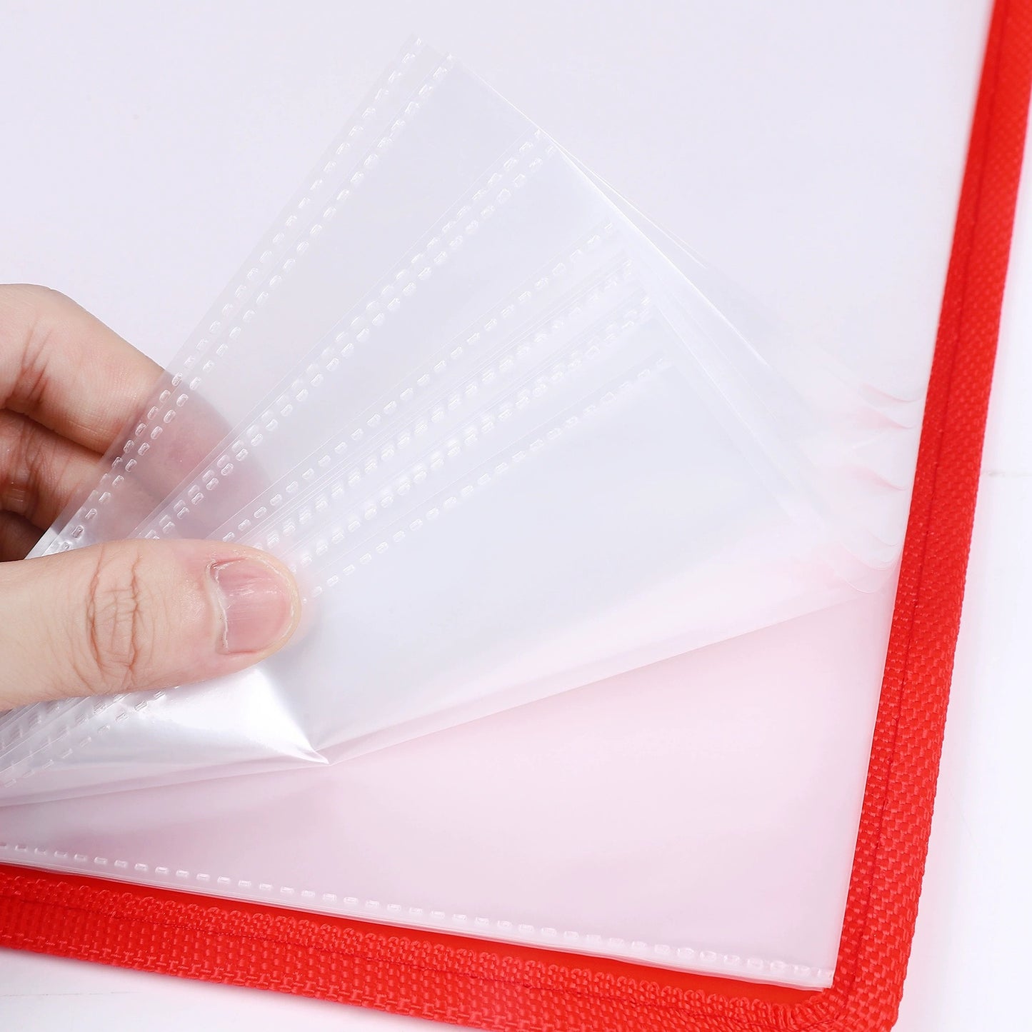 A4 Spiral Binder Clear Book – 20 Pockets | Extra Large Capacity Document Folder
