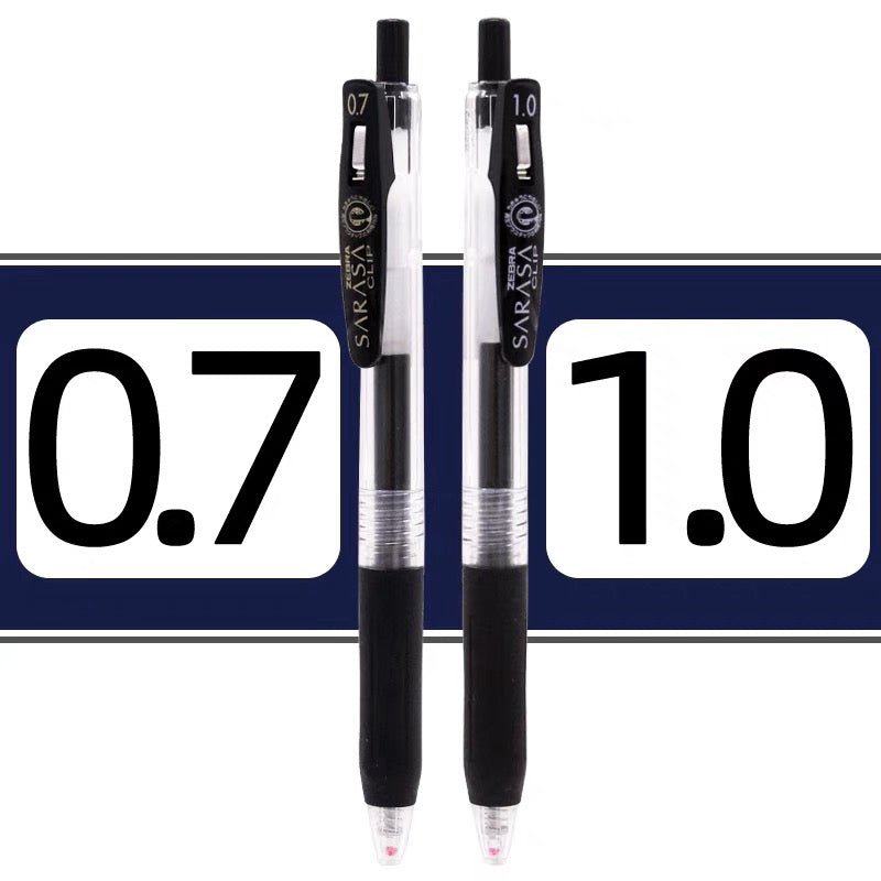 ZEBRA Sarasa Clip Retractable JJ15 Gel Pen - 0.4mm/0.5mm/0.7mm/1.0mm