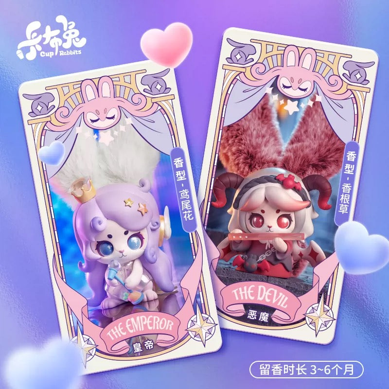 Cup Rabbits Inner Desires Emperor Devil scented tarot card iris valerian fragrance figure