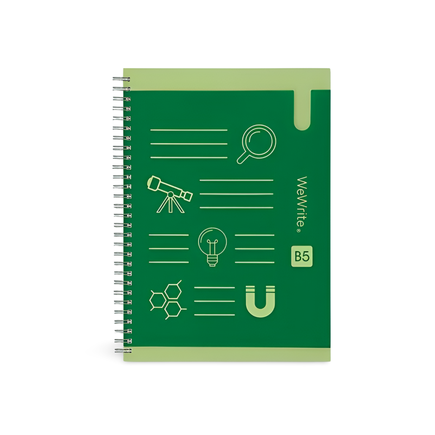 Foldermate WeWrite Spiral Notebook With Front Pocket B5/70 pages