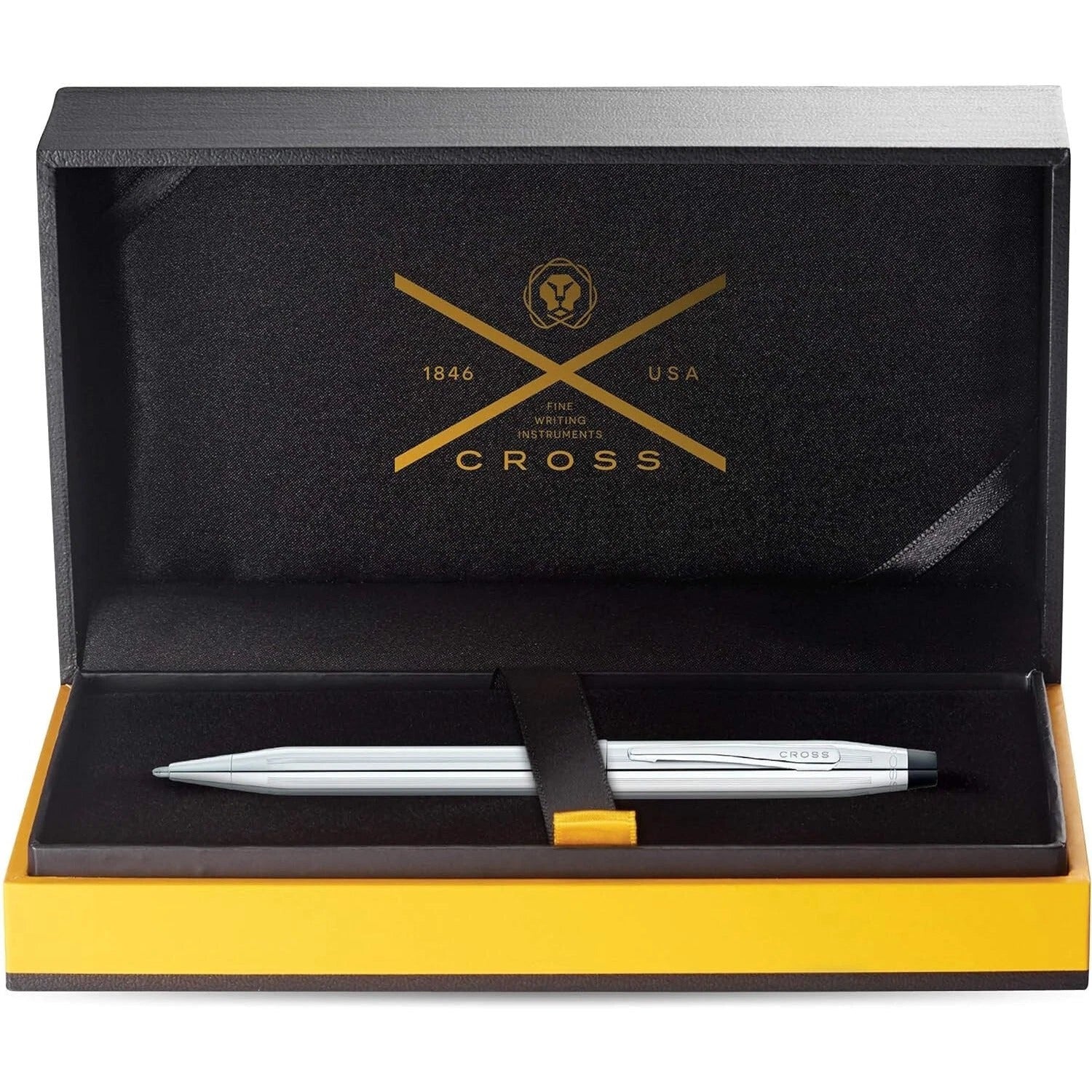 Cross Century II Ballpoint Pen | Lustrous Chrome | Classic Luxury Writing Instrument | Executive Gift — view 3 | luxury…