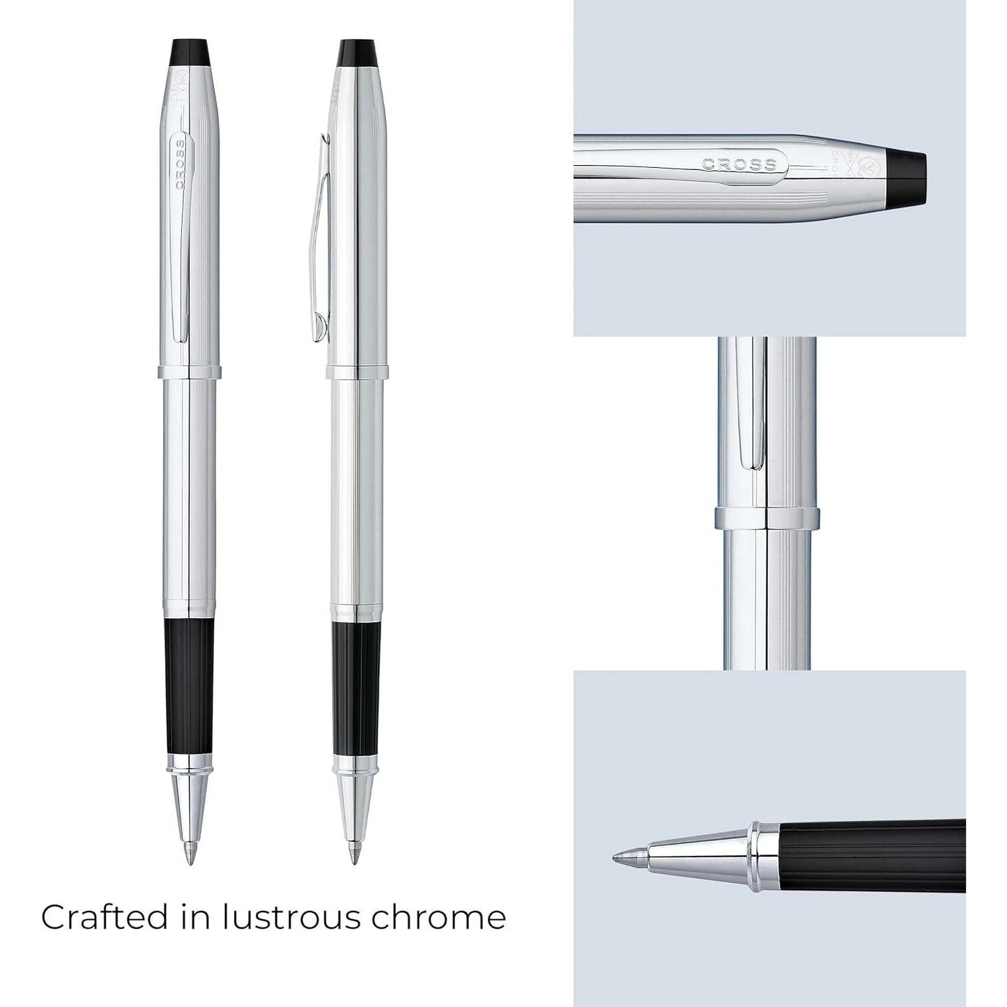 Cross Century II Rollerball Pen | Lustrous Chrome | Smooth Liquid Ink | Premium Executive Writing Instrument — view 4 |…