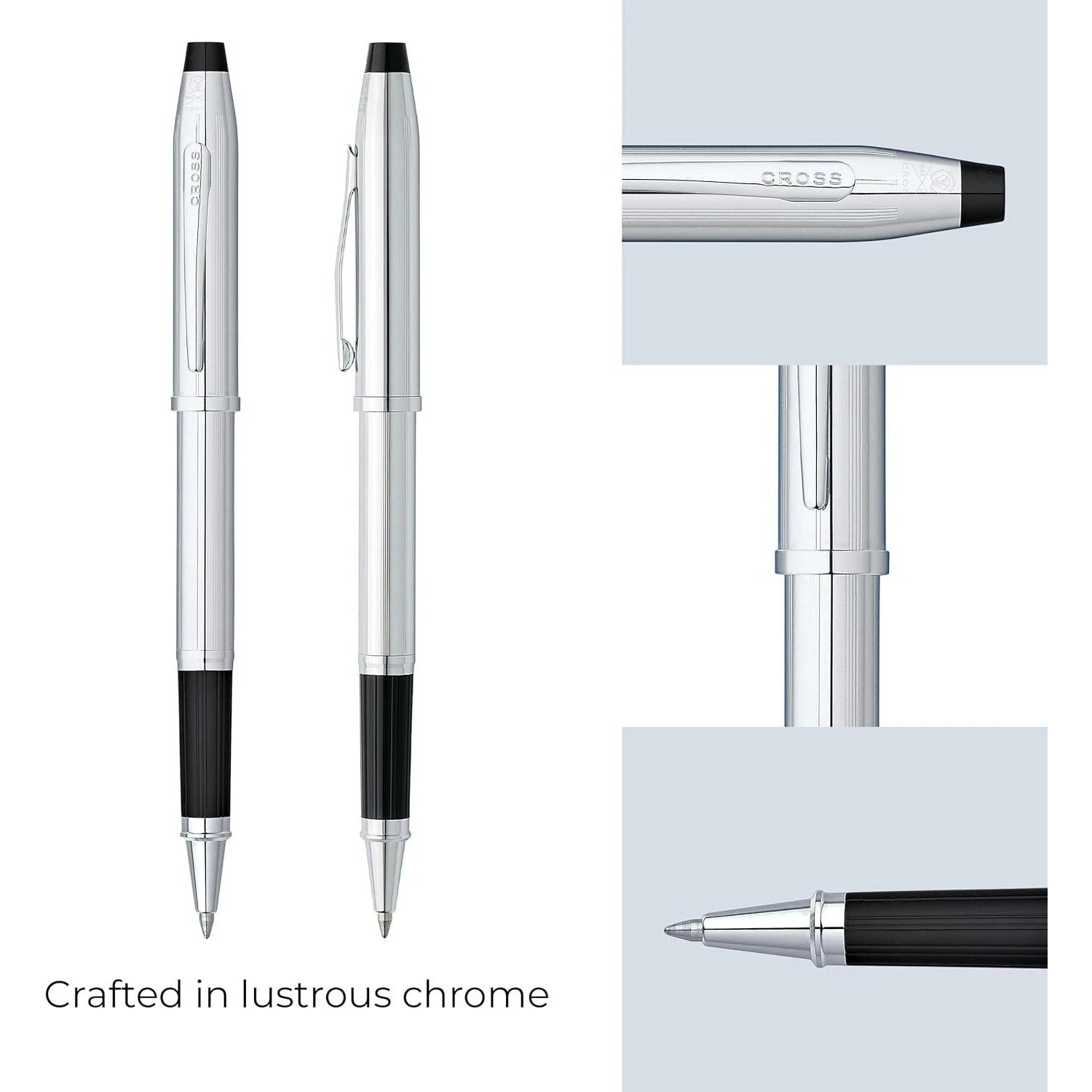 Cross Century II Rollerball Pen | Lustrous Chrome | Smooth Liquid Ink | Premium Executive Writing Instrument — view 4 |…