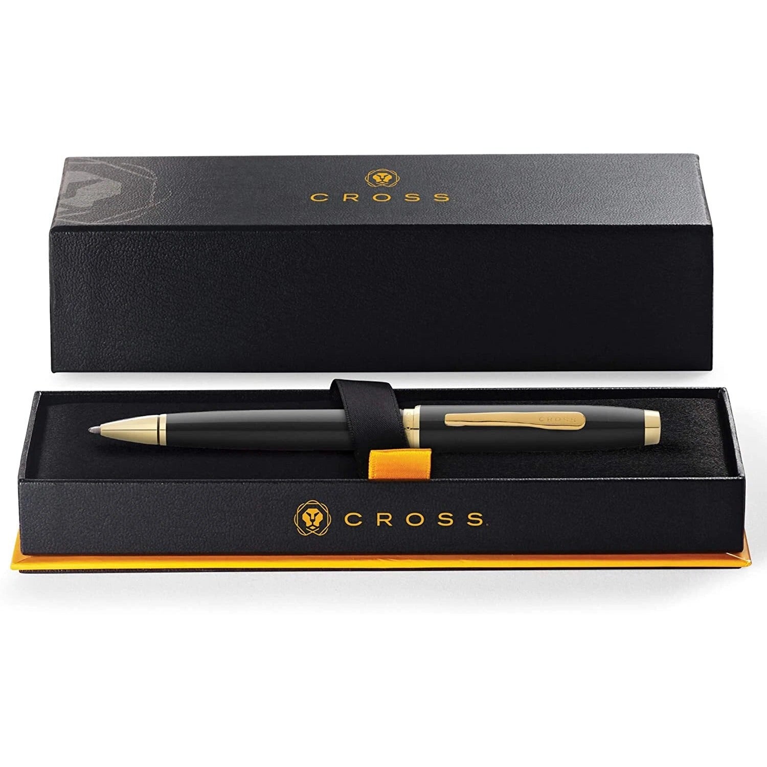 Cross Coventry Ballpoint Pen | Black Lacquer & Gold Trim | Classic Luxury Writing Instrument | Premium Gift Pen — view 5 |…