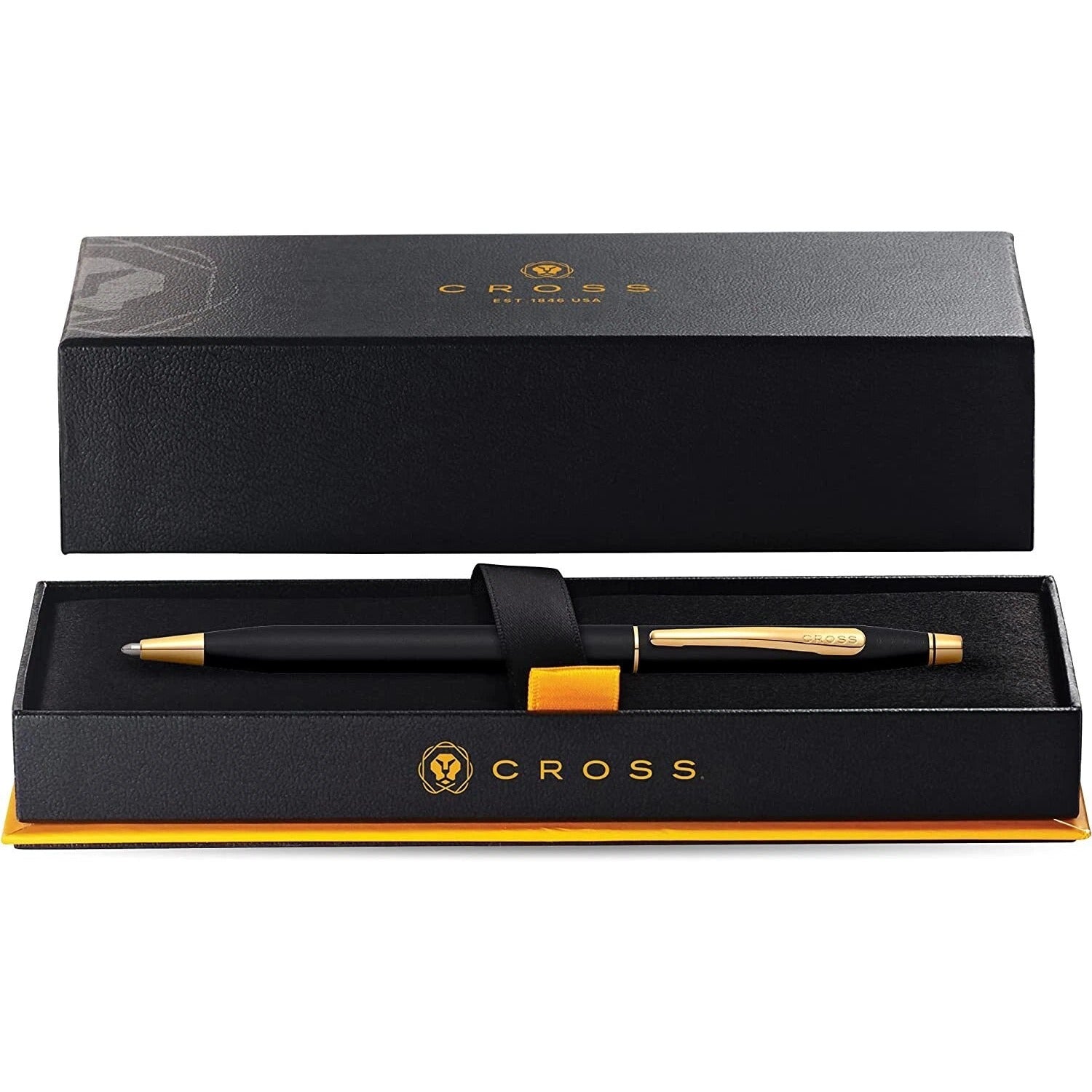 Cross Classic Century Classic Black Ballpoint Pen | Sleek All-Black Luxury Writing Instrument | Executive & Gift Pen …