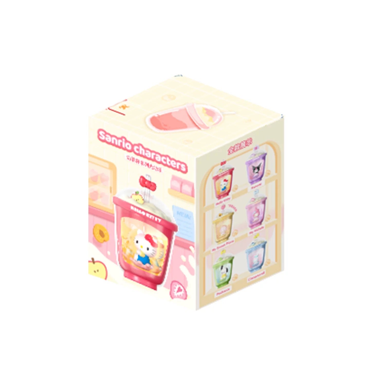 MOETCH × Sanrio Milk Tea Cup Light-Up Blind Box Figure — Hello Kitty / Kuromi / Cinnamoroll / My Melody / Pochacco / My Sweet Piano