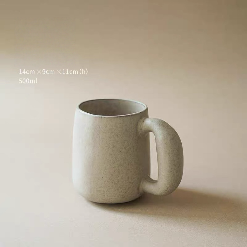 Minimalist Handmade Ceramic Mug Coffee Cup 200ml/500ml