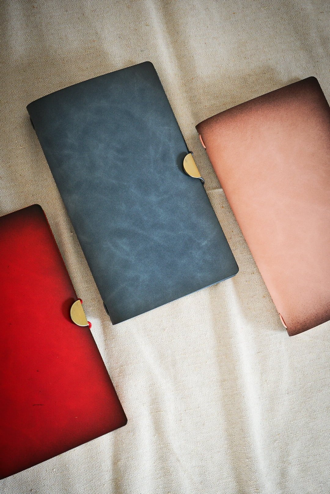 A6 Leather Strap Binder Notebook image 0