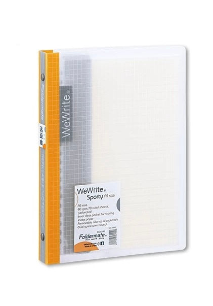 Foldermate WeWrite® Sporty Series A5 Loose-Leaf Notebook – 20 Rings