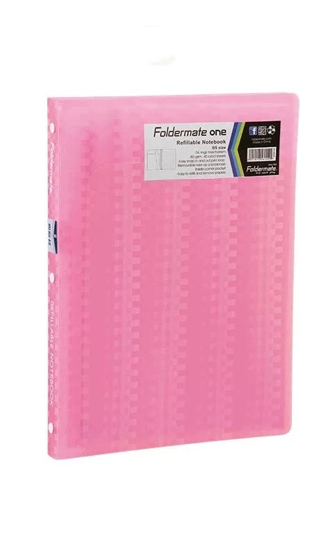 FoldermateOne B5 Loose-Leaf Notebook with Bookmark Ruler