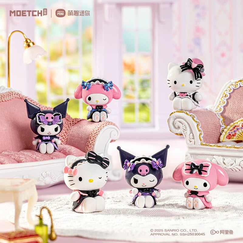 MOETCH × Sanrio "Sweet Lolita Girl" Mini Blind Bag Figure — Hello Kitty / Kuromi / My Melody | 18 Designs, No Hidden