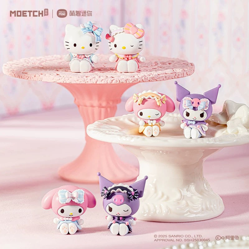 MOETCH × Sanrio "Sweet Lolita Girl" Mini Blind Bag Figure — Hello Kitty / Kuromi / My Melody | 18 Designs, No Hidden
