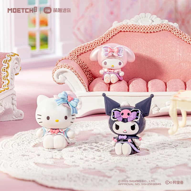 MOETCH × Sanrio "Sweet Lolita Girl" Mini Blind Bag Figure — Hello Kitty / Kuromi / My Melody | 18 Designs, No Hidden
