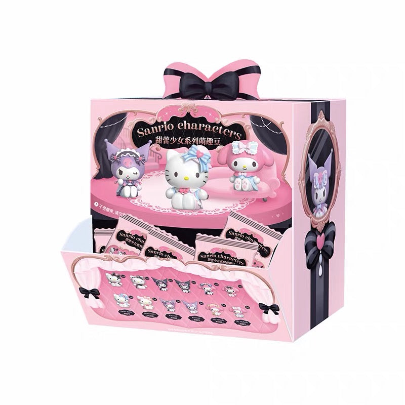 MOETCH × Sanrio "Sweet Lolita Girl" Mini Blind Bag Figure — Hello Kitty / Kuromi / My Melody | 18 Designs, No Hidden