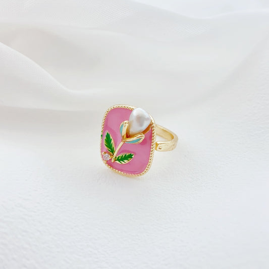 Lumiara Jewellery: Pink Secret Realm Baroque Pearl Ring