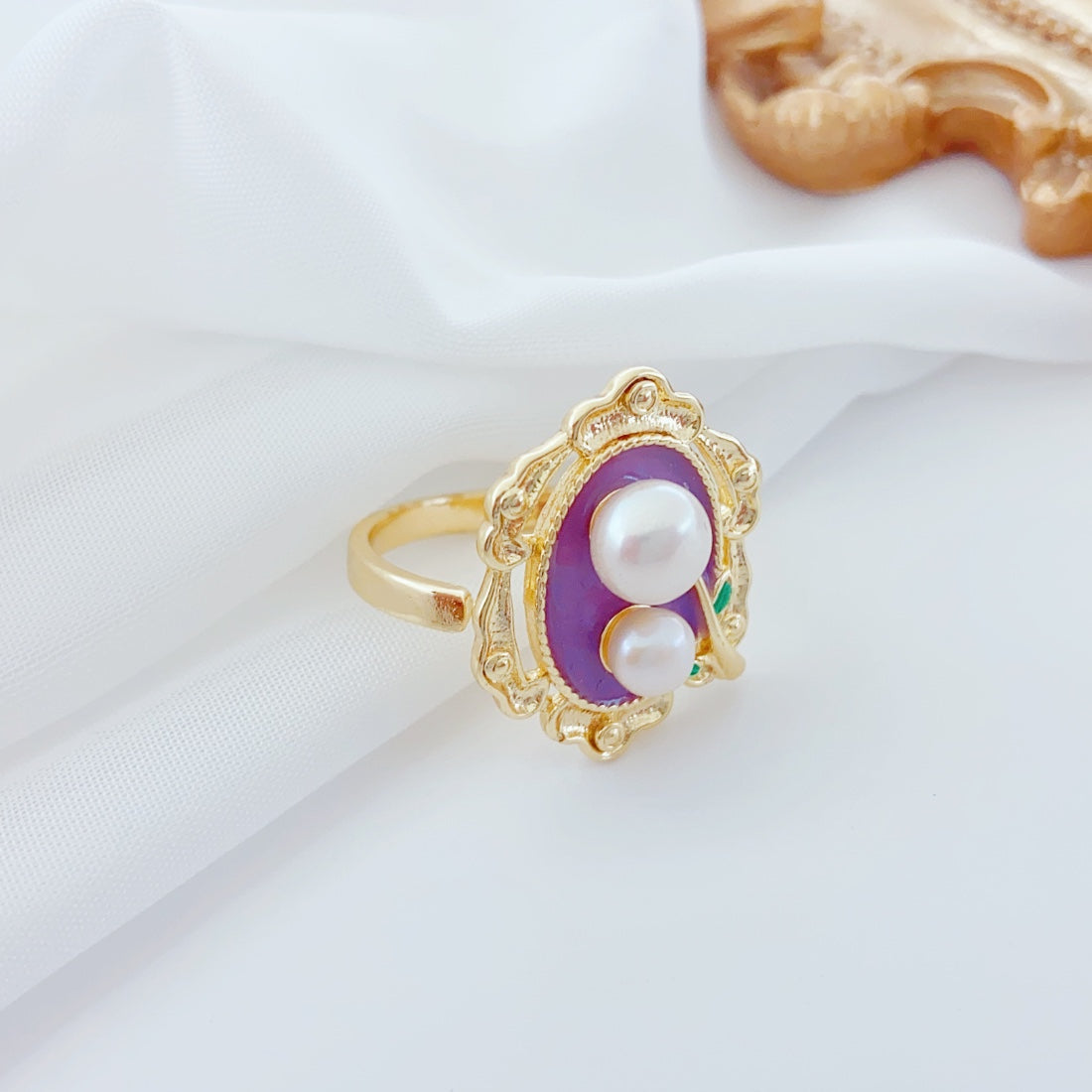 Lumiara Jewellery: Lavender Garden Pearl Ring