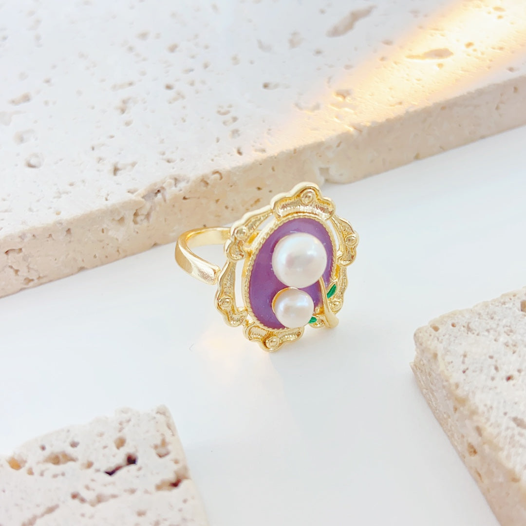 Lumiara Jewellery: Lavender Garden Pearl Ring