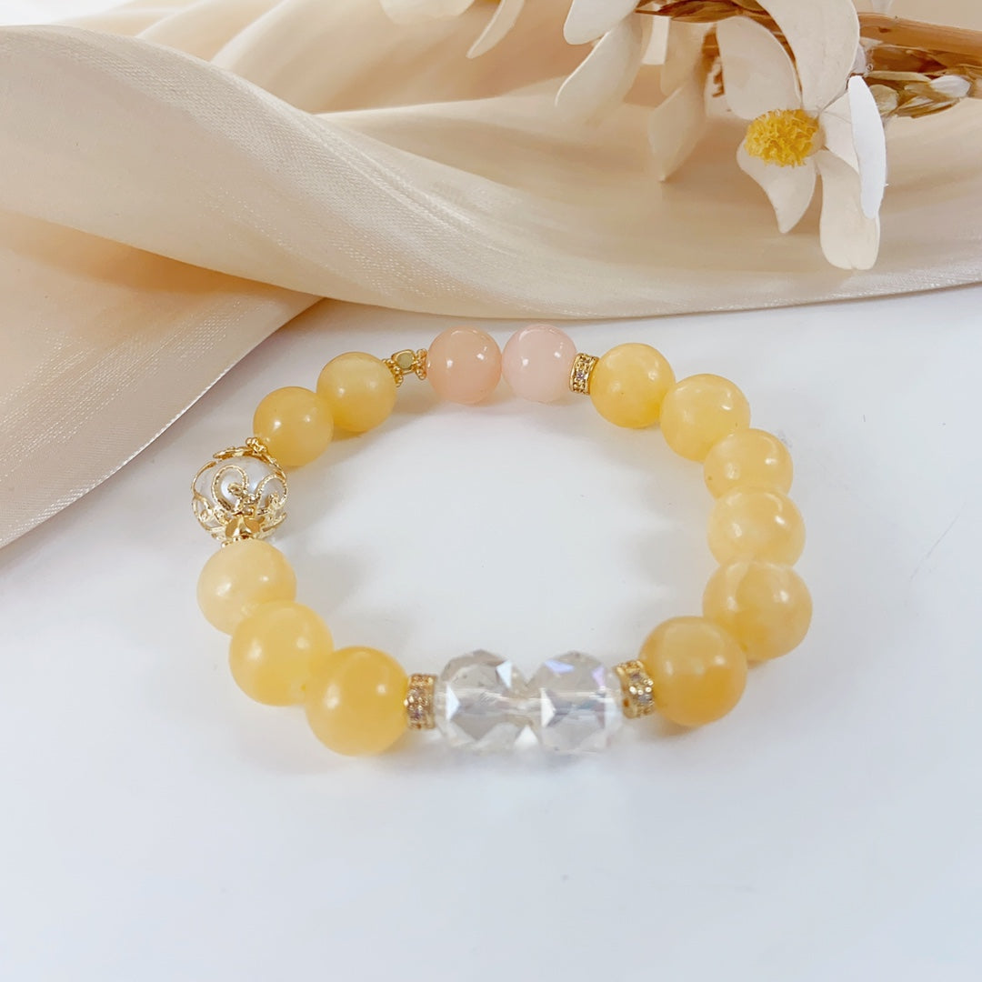 Lumiara Jewellery: Honey Glow Agate Bracelet