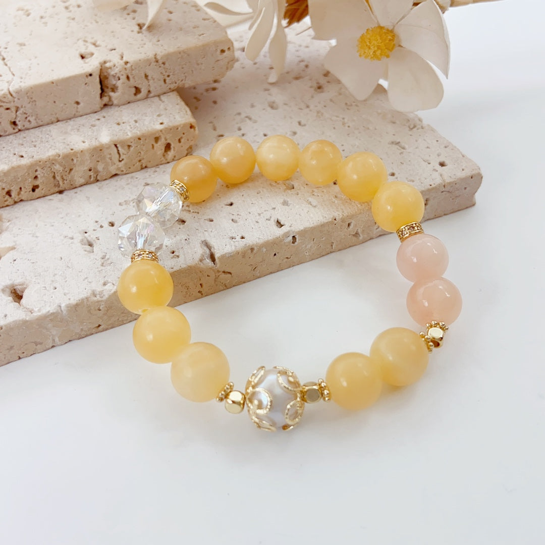 Lumiara Jewellery: Honey Glow Agate Bracelet