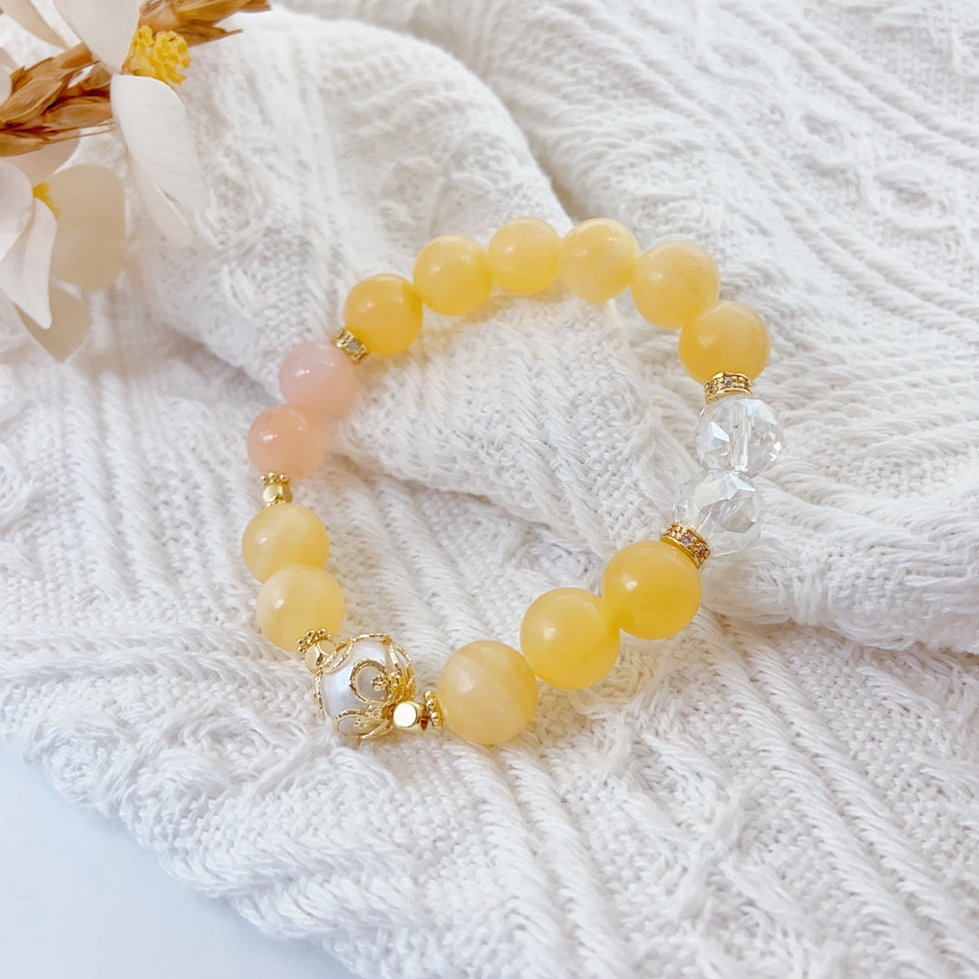 Lumiara Jewellery: Honey Glow Agate Bracelet