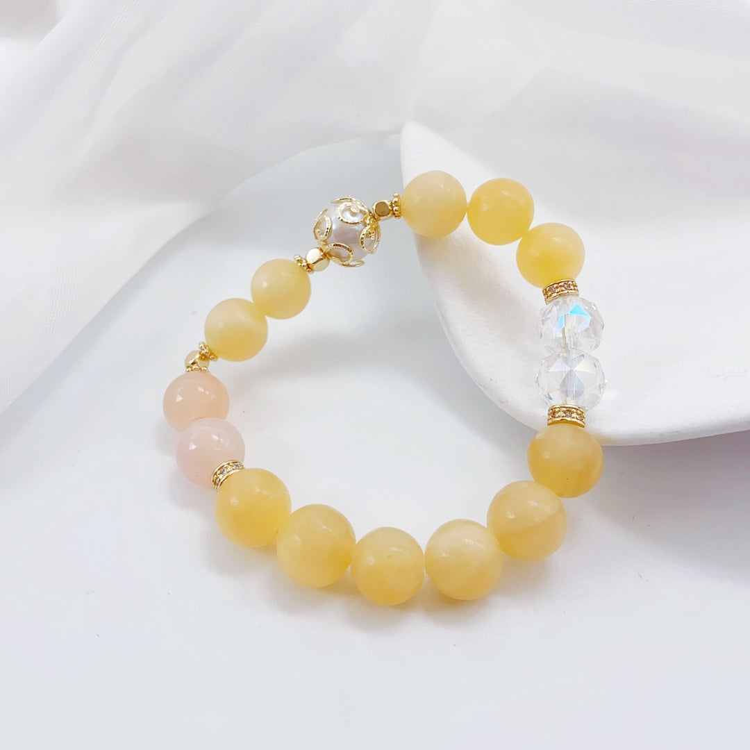 Lumiara Jewellery: Honey Glow Agate Bracelet