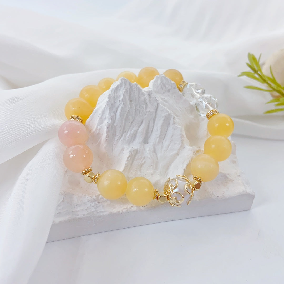 Lumiara Jewellery: Honey Glow Agate Bracelet