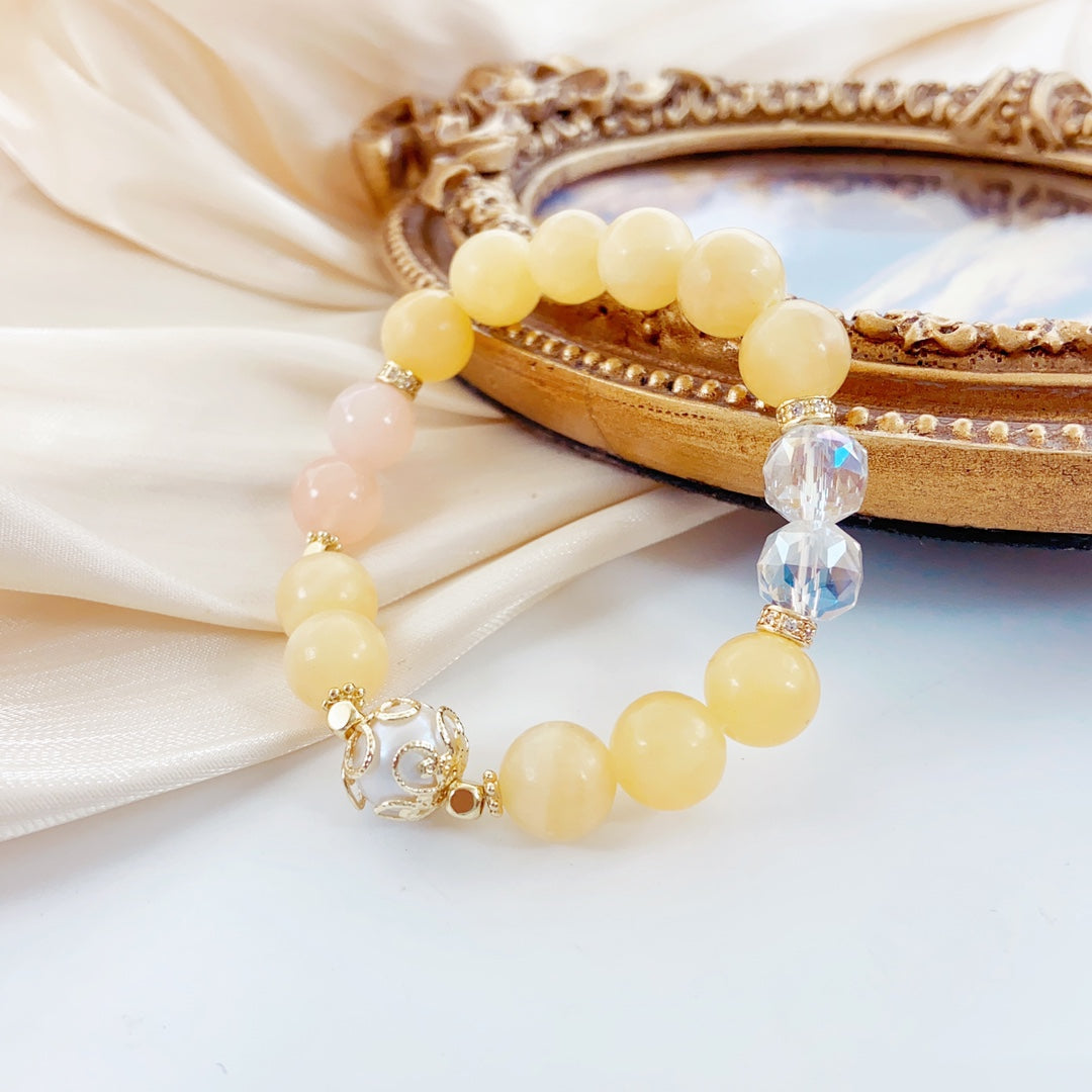 Lumiara Jewellery: Honey Glow Agate Bracelet