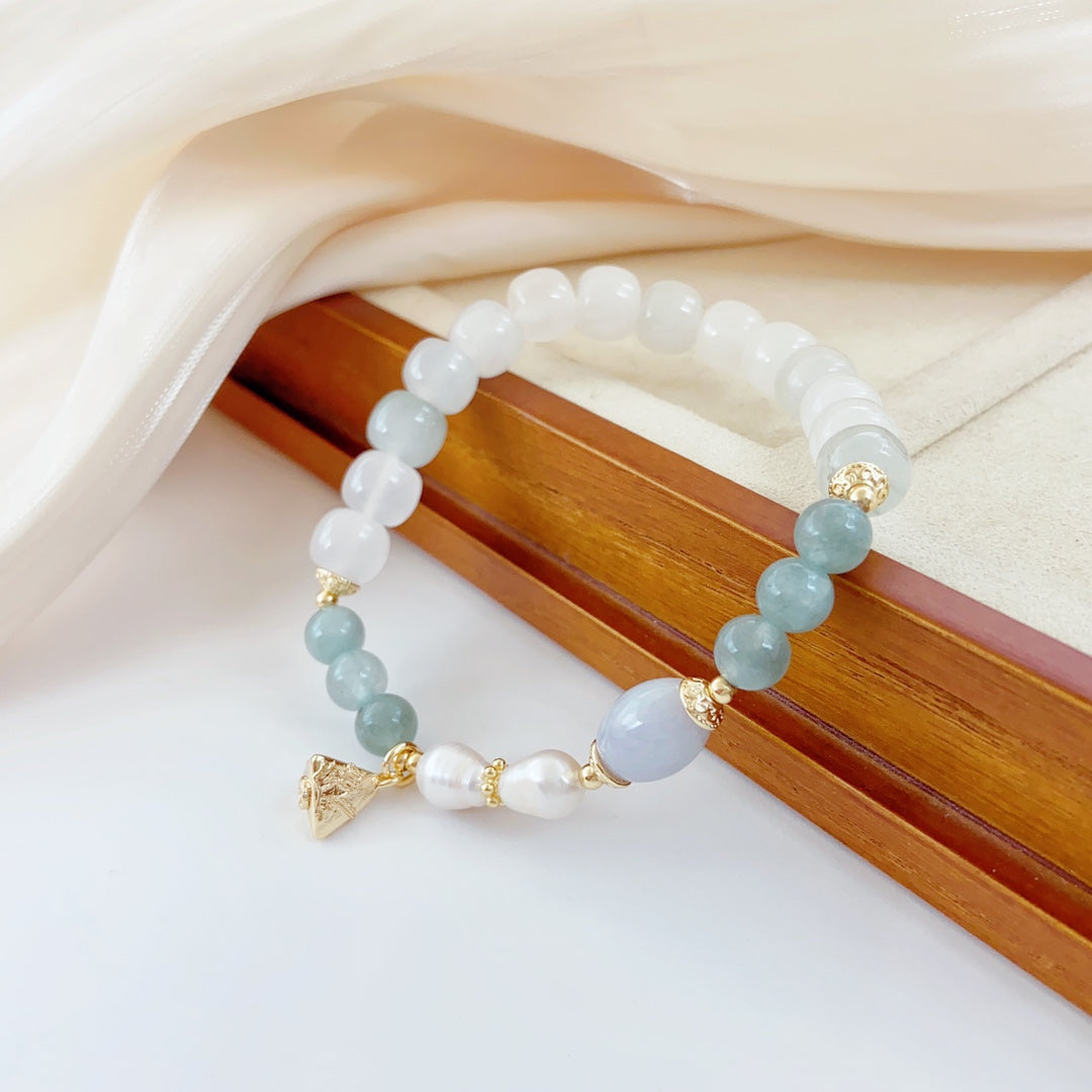 Lumiara Jewellery: Distant Mountain Mist Pearl Bracelet