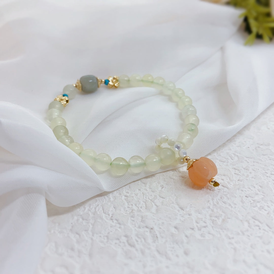 Lumiara Jewellery: New Oriental Lotus Jade Bracelet