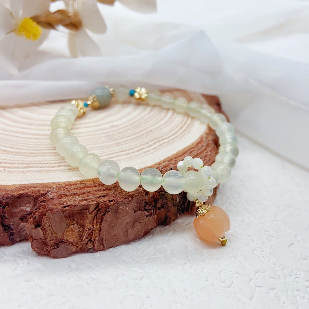 Lumiara Jewellery: New Oriental Lotus Jade Bracelet