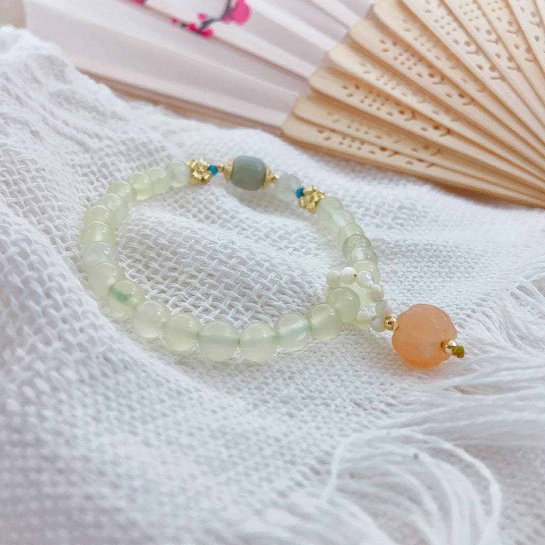 Lumiara Jewellery: New Oriental Lotus Jade Bracelet