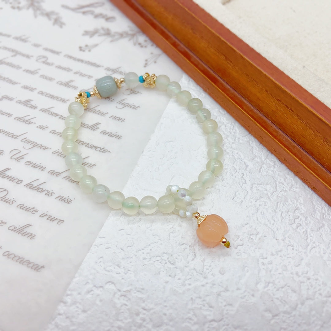 Lumiara Jewellery: New Oriental Lotus Jade Bracelet