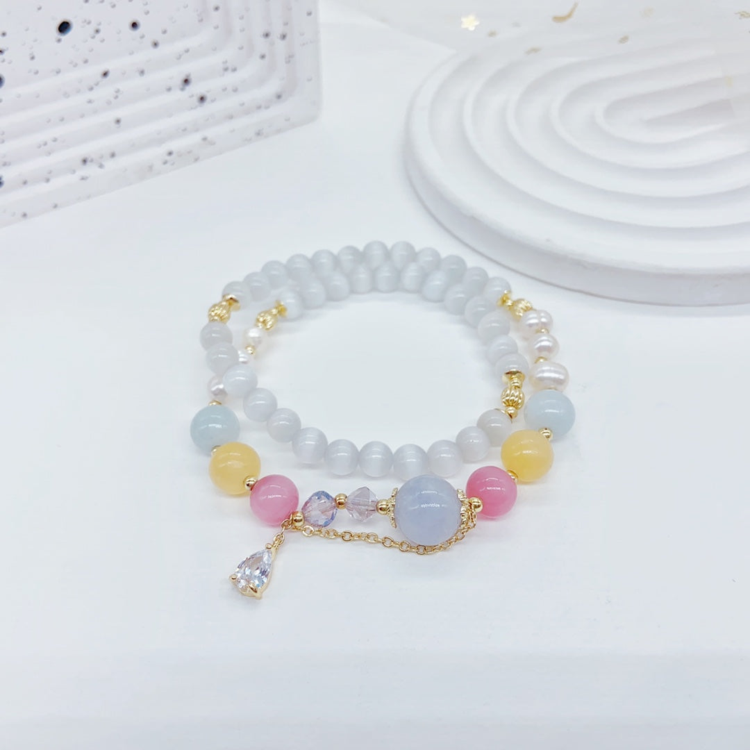 Lumiara Jewellery: Misty Bloom Pearl Bracelet