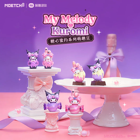 MOETCH My Melody Kuromi Sweet Date complete collection kawaii Sanrio blind bag figures