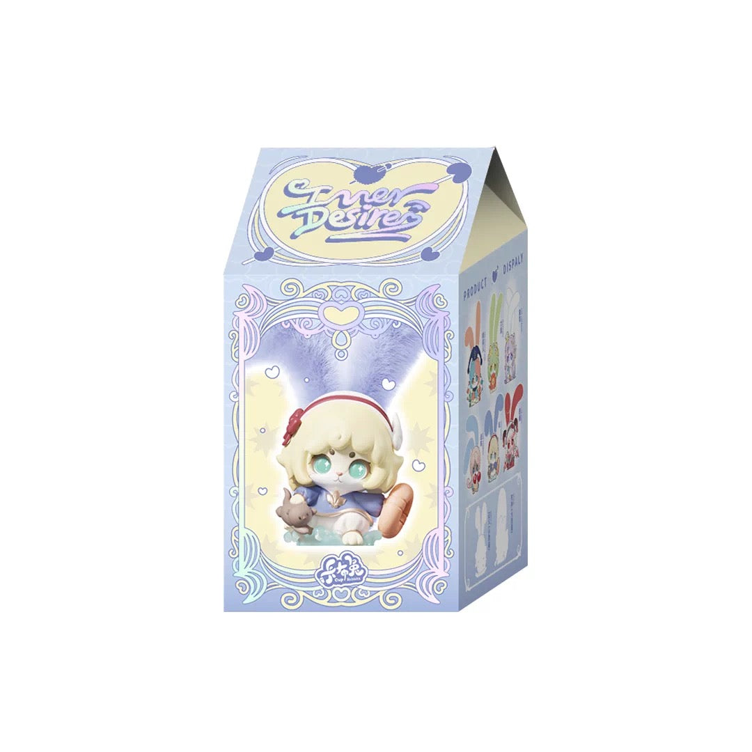 Cup Rabbits Inner Desires blind box milk carton packaging Awake Toys collectible