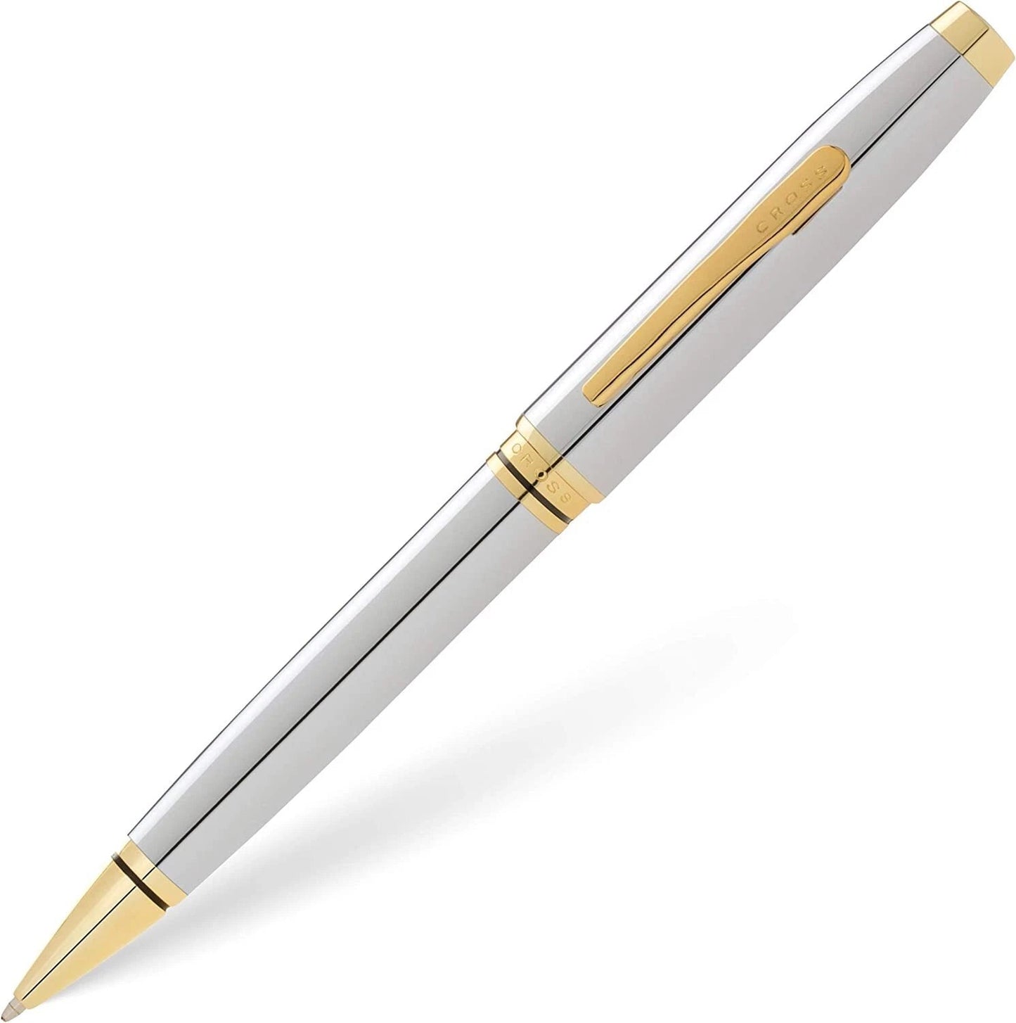 Cross Coventry Ballpoint Pen | Lustrous Chrome & Gold Trim… — view 2 | luxury pen | XYD PLUS