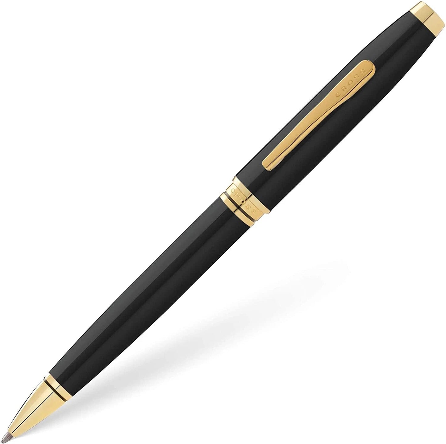 Cross Coventry Ballpoint Pen | Black Lacquer & Gold Trim |… — view 3 | luxury pen | XYD PLUS