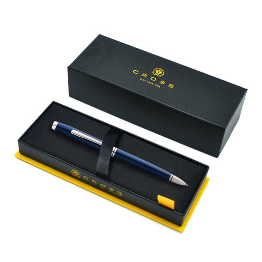 Cross Coventry Ballpoint Pen | Blue Lacquer & Chrome |… — product photo | luxury pen | XYD PLUS Gift Studio