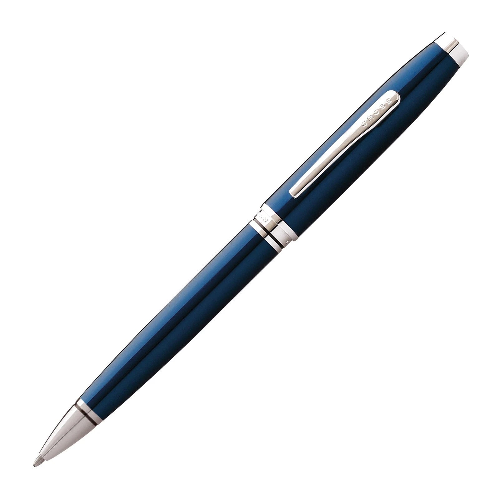 Cross Coventry Ballpoint Pen | Blue Lacquer & Chrome |… — view 4 | luxury pen | XYD PLUS
