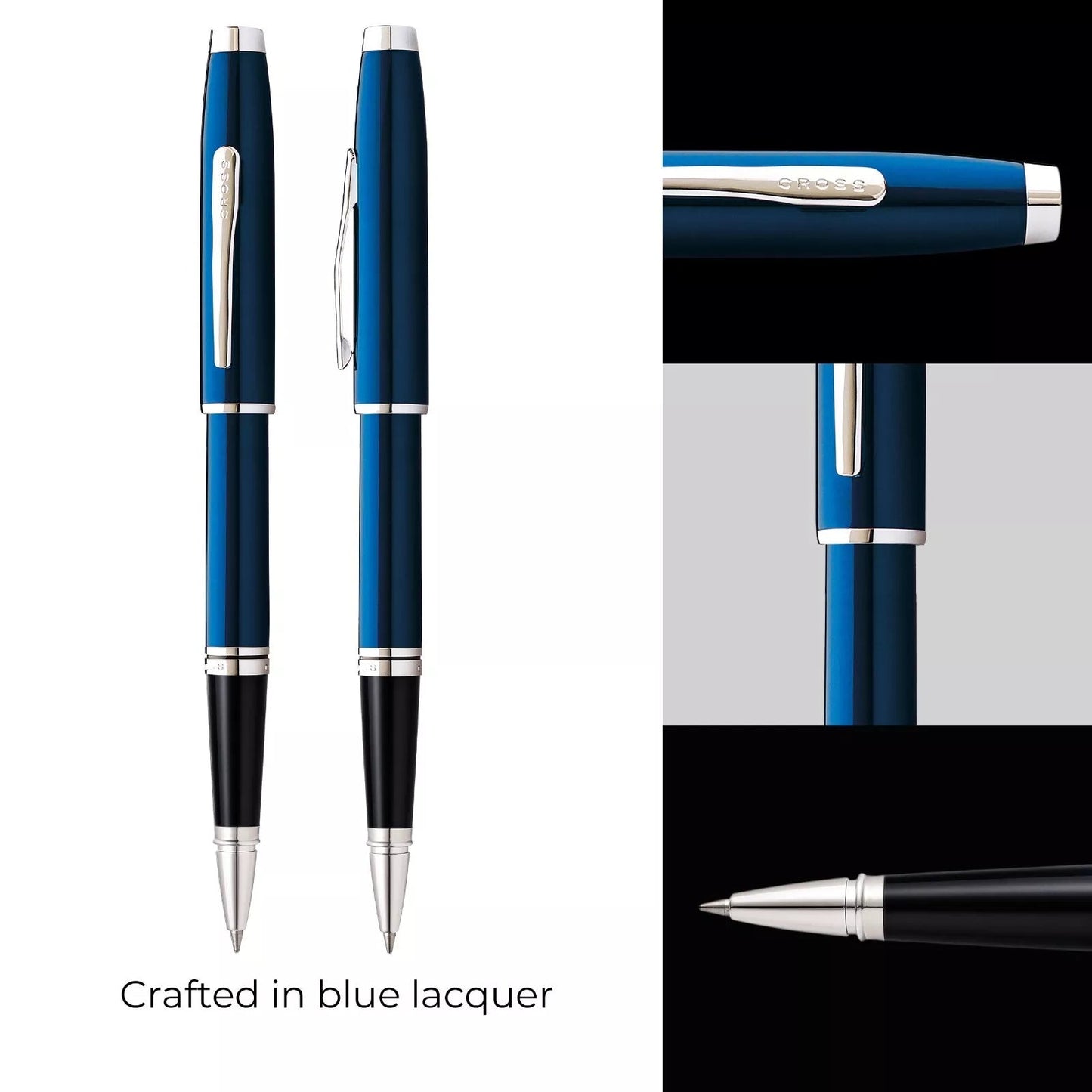 Cross Coventry Rollerball Pen | Blue Lacquer | Smooth… — view 2 | luxury pen | XYD PLUS