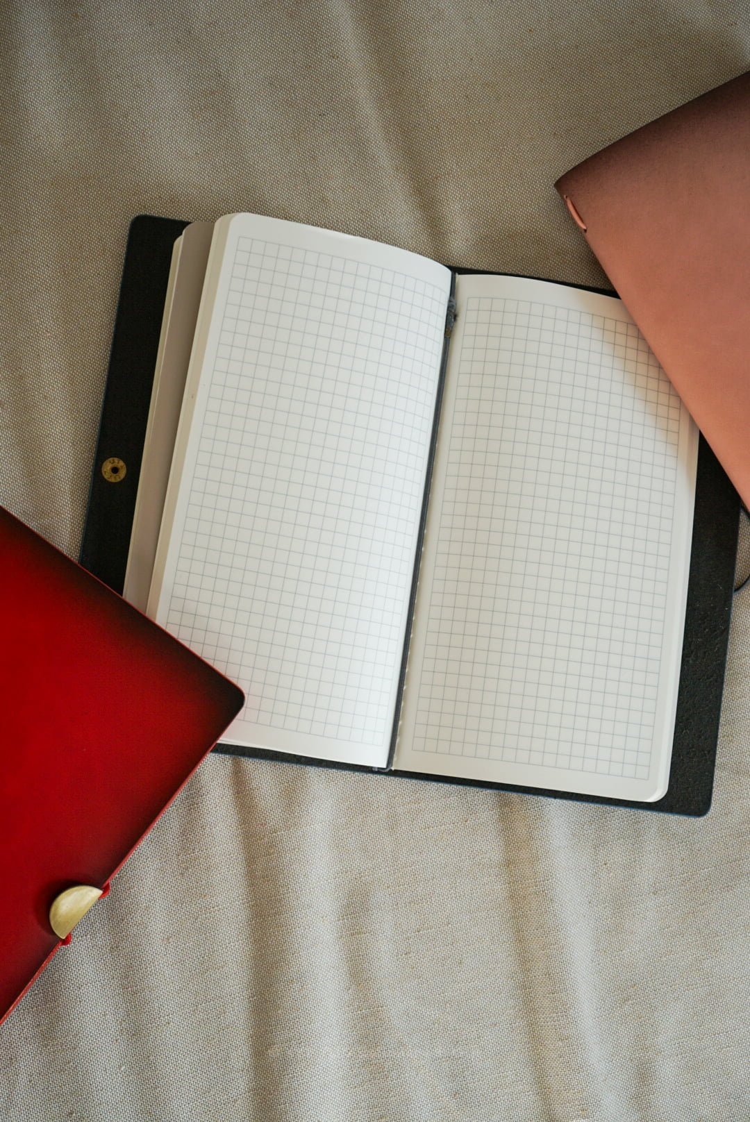A6 Leather Strap Binder Notebook image 2