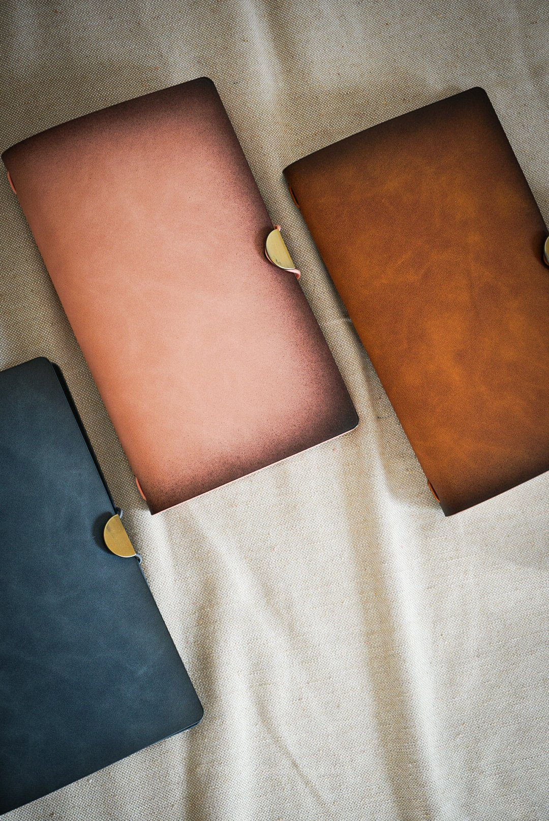 A6 Leather Strap Binder Notebook image 1