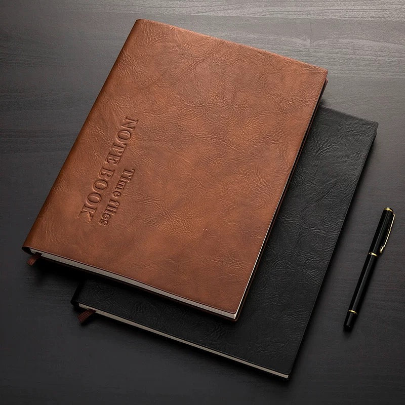 Premium A4 Thickened Soft Leather Notebook –… — lifestyle | notebooks gift Canberra