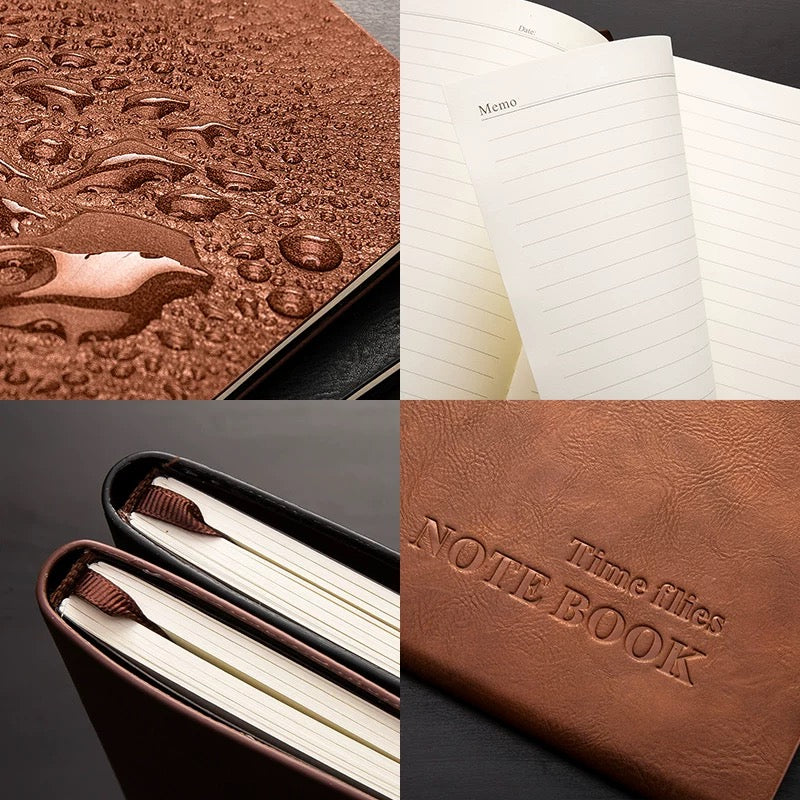 Premium A4 Thickened Soft Leather Notebook –… — view 3 | notebooks | XYD PLUS