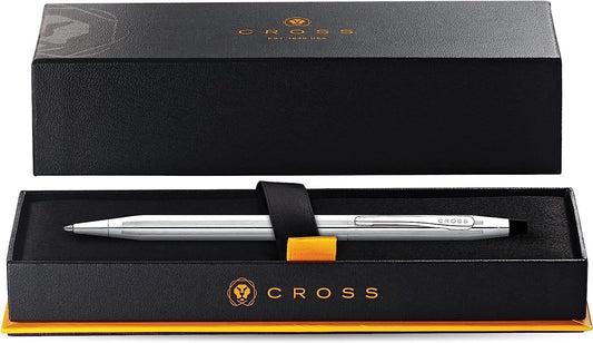 Cross Classic Century Ballpoint Pen | Lustrous Chrome | Iconic Luxury Writing Instrument | Timeless Gift Pen